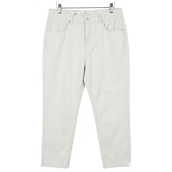 Cotton On Denim - Cotton On Mom Jeans Soft Taupe High Waisted - Size 12